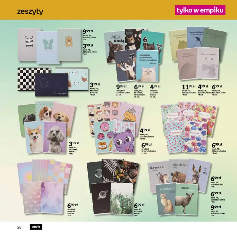 Empik - gazetka promocyjna Katalog Back to School od czwartku 13.08 do wtorku 25.08 - strona 28