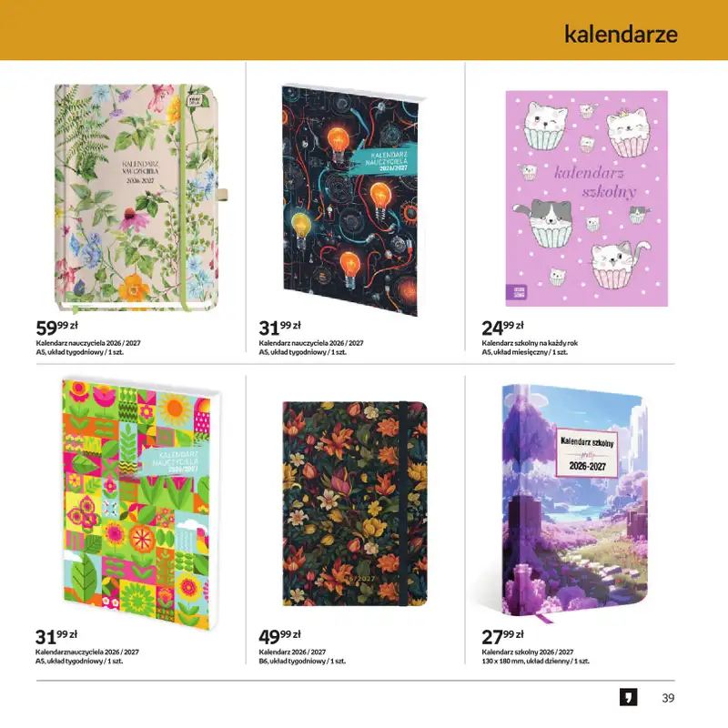 Empik - gazetka promocyjna Katalog Back to School od czwartku 13.08 do wtorku 25.08 - strona 39