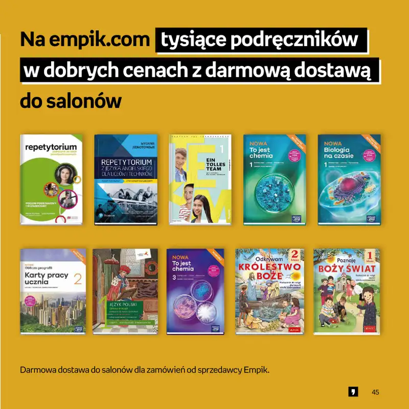 Empik - gazetka promocyjna Katalog Back to School od czwartku 13.08 do wtorku 25.08 - strona 45