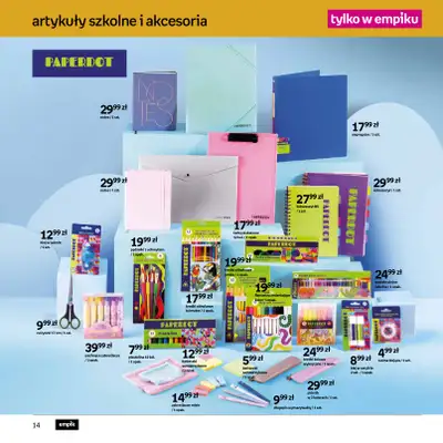 Empik - gazetka promocyjna Katalog Back to School od czwartku 13.08 do wtorku 25.08 - strona 14