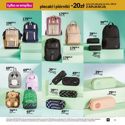 Empik - gazetka promocyjna Katalog Back to School od czwartku 13.08 do wtorku 25.08 - strona 13