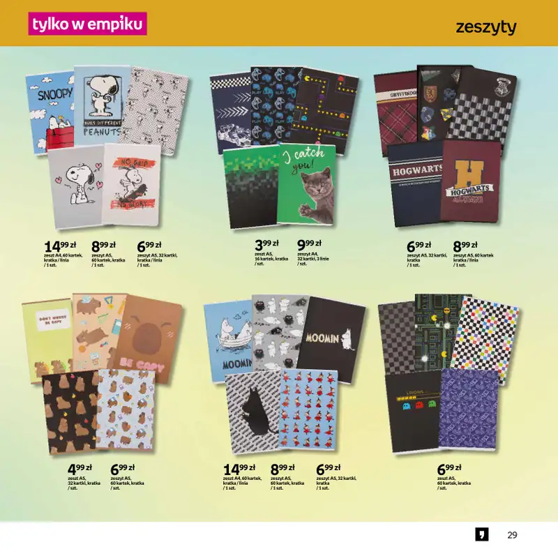 Empik - gazetka promocyjna Katalog Back to School od czwartku 13.08 do wtorku 25.08 - strona 29