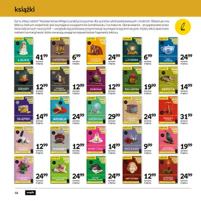 Empik - gazetka promocyjna Katalog Back to School od czwartku 13.08 do wtorku 25.08 - strona 44