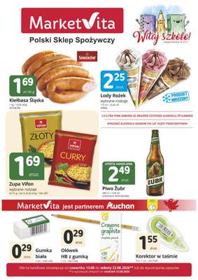 Marketvita - gazetka promocyjna Gazetka  do soboty 22.08