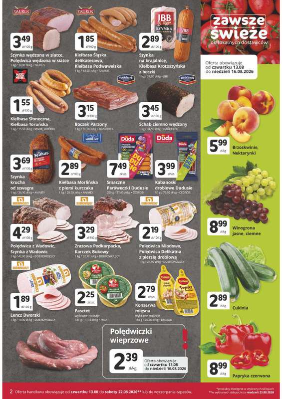 Marketvita - gazetka promocyjna Gazetka  do soboty 22.08 - strona 2