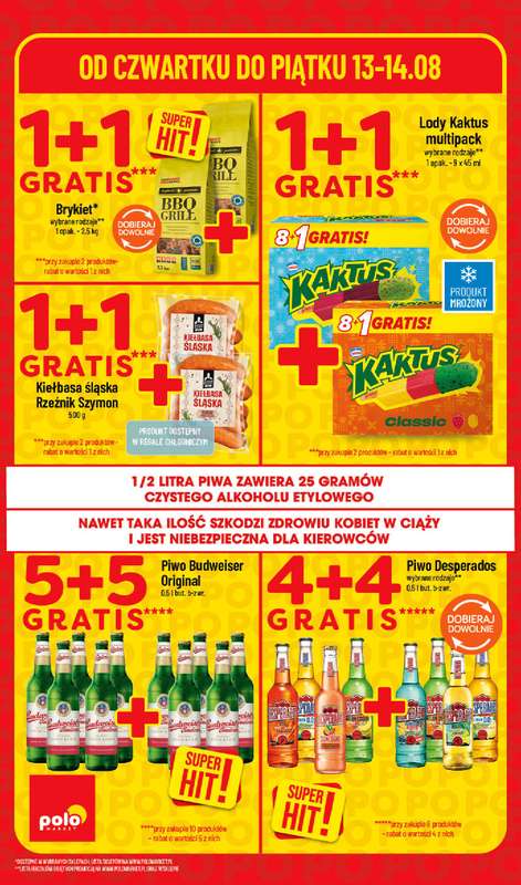 POLOmarket - gazetka promocyjna Super hity na weekend od czwartku 13.08 do piątku 14.08 - strona 4