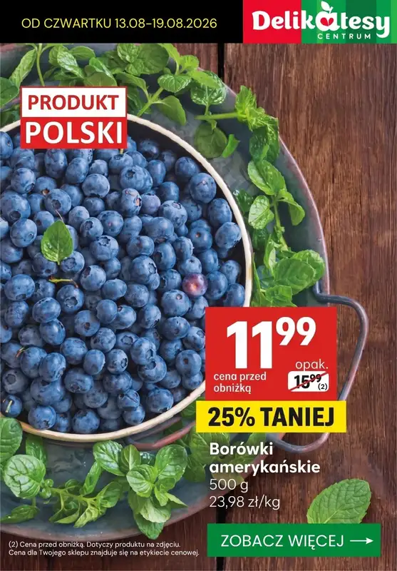 Delikatesy Centrum - gazetka promocyjna Najlepsze promocje! od czwartku 13.08 do wtorku 18.08 - strona 2