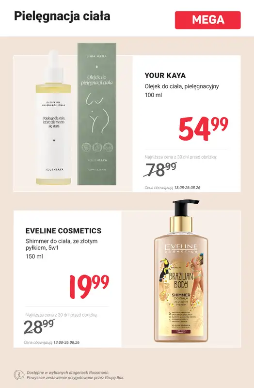 Rossmann - gazetka promocyjna Nowe MEGA PROMOCJE - od 13.08 od czwartku 13.08 do środy 26.08 - strona 5
