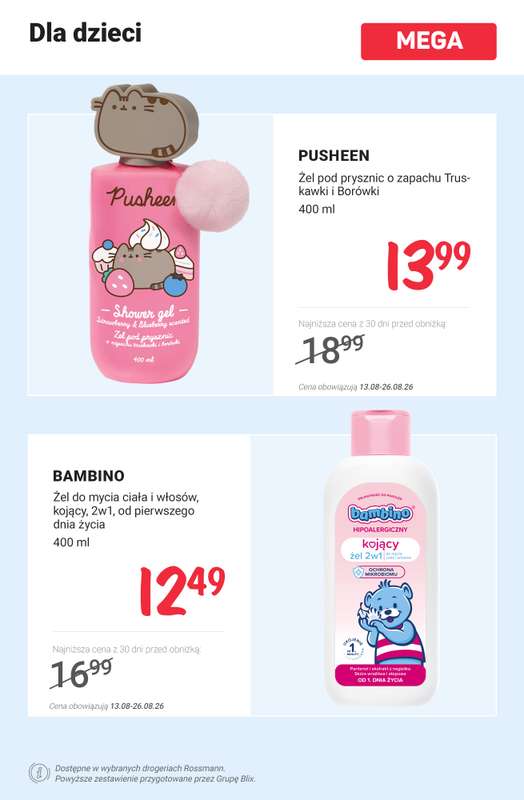 Rossmann - gazetka promocyjna Nowe MEGA PROMOCJE - od 13.08 od czwartku 13.08 do środy 26.08 - strona 11