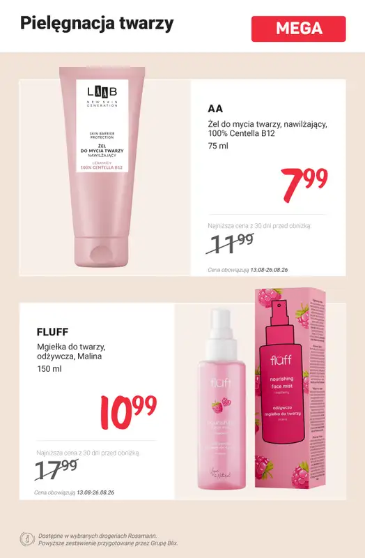Rossmann - gazetka promocyjna Nowe MEGA PROMOCJE - od 13.08 od czwartku 13.08 do środy 26.08 - strona 4