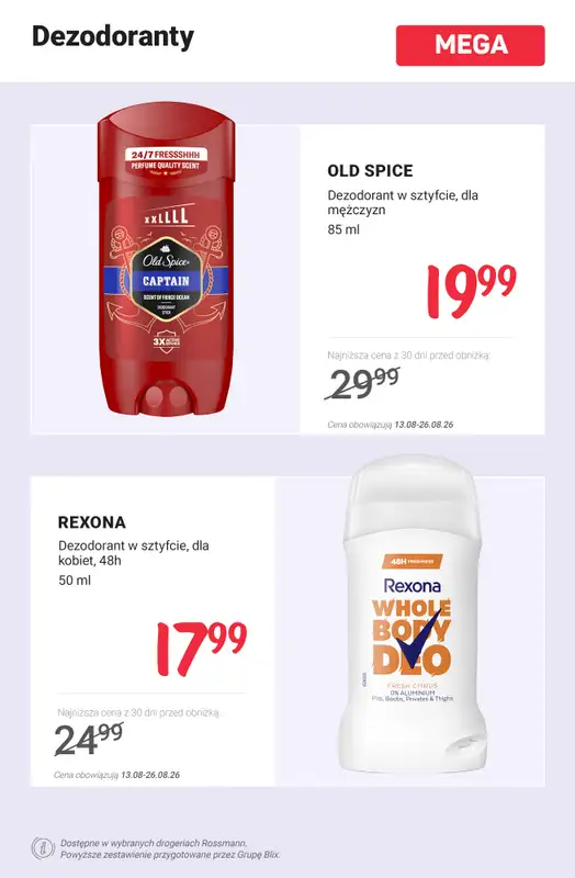 Rossmann - gazetka promocyjna Nowe MEGA PROMOCJE - od 13.08 od czwartku 13.08 do środy 26.08 - strona 7