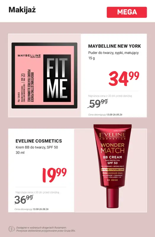 Rossmann - gazetka promocyjna Nowe MEGA PROMOCJE - od 13.08 od czwartku 13.08 do środy 26.08 - strona 2