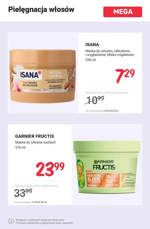 Rossmann - gazetka promocyjna Nowe MEGA PROMOCJE - od 13.08 od czwartku 13.08 do środy 26.08 - strona 10