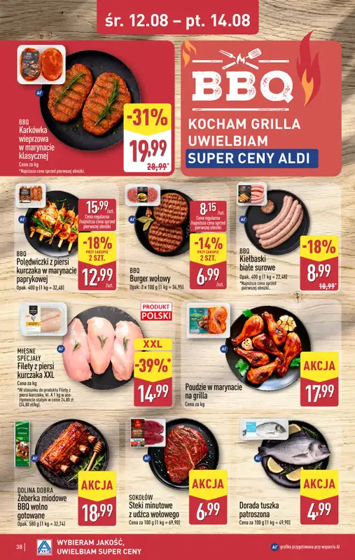 Aldi - gazetka promocyjna Pełny katalog! od poniedziałku 10.08 do piątku 14.08 - strona 38