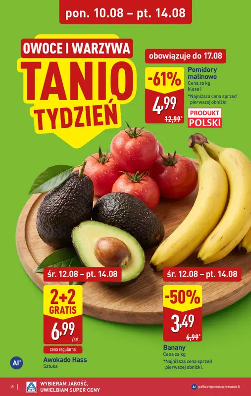 Aldi - gazetka promocyjna Pełny katalog! od poniedziałku 10.08 do piątku 14.08 - strona 8