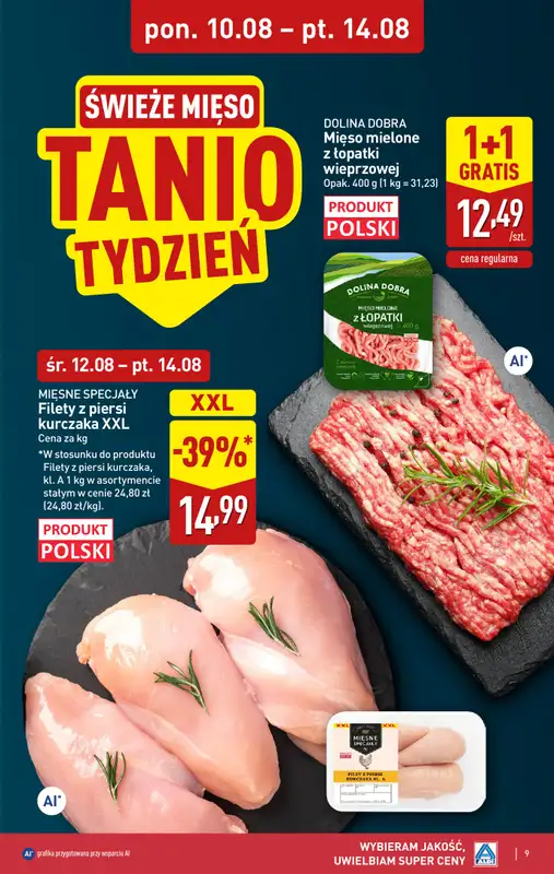 Aldi - gazetka promocyjna Pełny katalog! od poniedziałku 10.08 do piątku 14.08 - strona 9