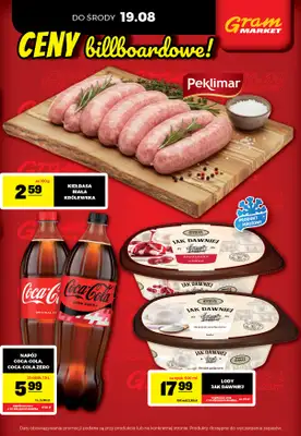 Gram Market - gazetka promocyjna Cały tydzień niskie ceny od piątku 14.08 do środy 19.08 - strona 3