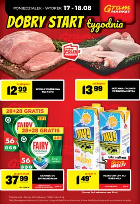 Gram Market - gazetka promocyjna Cały tydzień niskie ceny od piątku 14.08 do środy 19.08 - strona 4