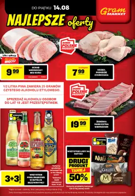 Gram Market - gazetka promocyjna Cały tydzień niskie ceny od piątku 14.08 do środy 19.08 - strona 2