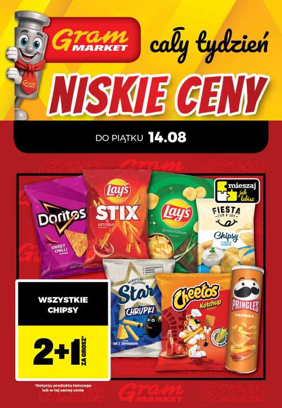 Gram Market - gazetka promocyjna Cały tydzień niskie ceny od piątku 14.08 do środy 19.08