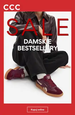 CCC - gazetka promocyjna Bestsellery wyprzedaży dla niej od czwartku 13.08 do poniedziałku 24.08