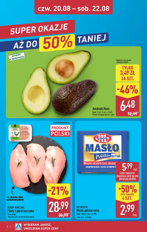 Aldi - gazetka promocyjna Weekend super cen w Aldi! od czwartku 20.08 do soboty 22.08 - strona 2