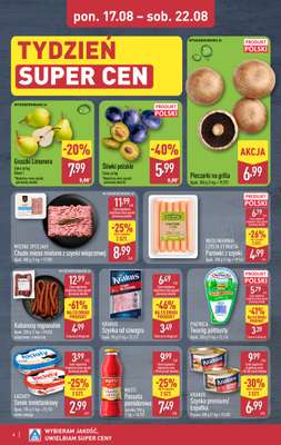 Aldi - gazetka promocyjna Weekend super cen w Aldi! od czwartku 20.08 do soboty 22.08 - strona 4