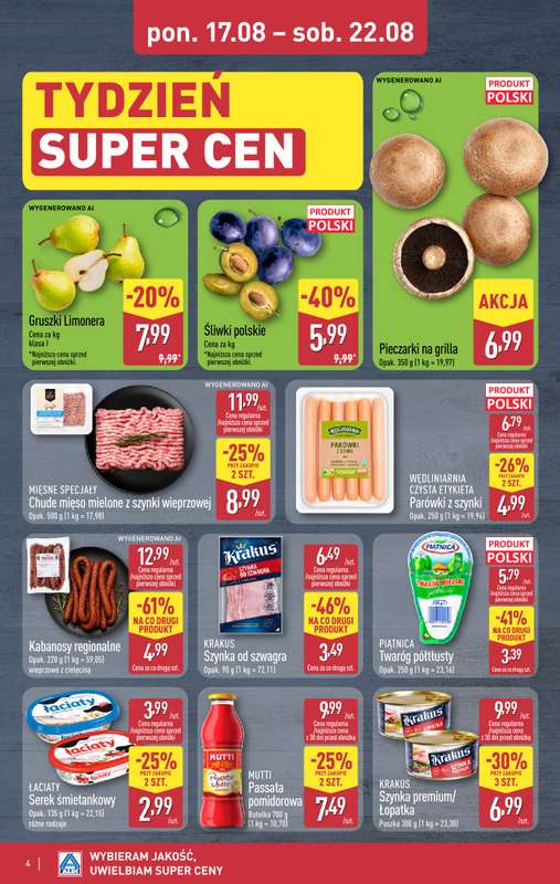 Aldi - gazetka promocyjna Weekend super cen w Aldi! od czwartku 20.08 do soboty 22.08 - strona 4