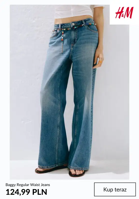 H&M - gazetka promocyjna Jeansowe stylizacje od soboty 15.08  - strona 13