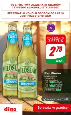Dino - gazetka promocyjna Super promocje na piwo! od piątku 14.08 do wtorku 18.08 - strona 4