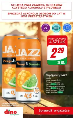 Dino - gazetka promocyjna Super promocje na piwo! od piątku 14.08 do wtorku 18.08 - strona 3