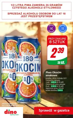 Dino - gazetka promocyjna Super promocje na piwo! od piątku 14.08 do wtorku 18.08 - strona 7