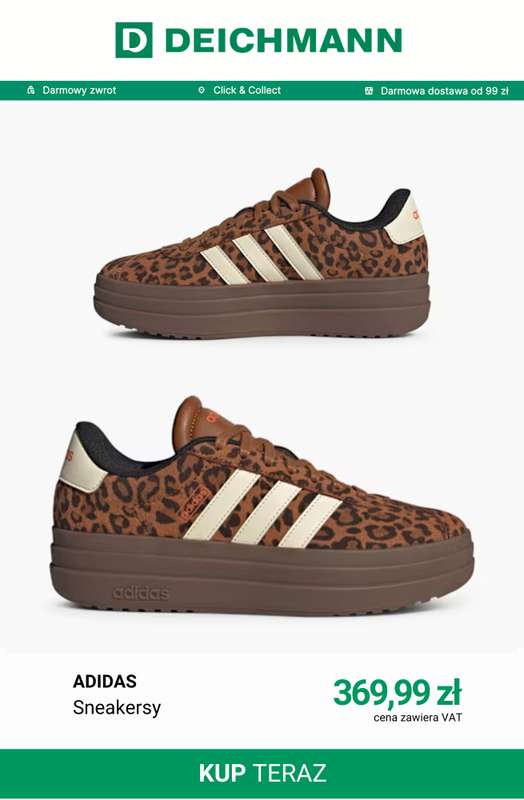 Deichmann - gazetka promocyjna Sneakersy na platformie od soboty 15.08  - strona 5