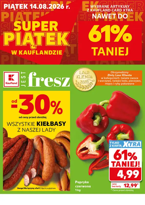 Kaufland - gazetka promocyjna Oferta Kaufland - SUPER PIĄTEK od piątku 14.08 do piątku 14.08 - strona 2