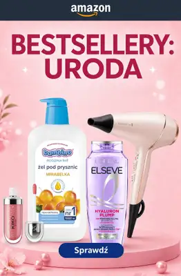 Amazon - gazetka promocyjna Bestsellery: uroda od czwartku 13.08 