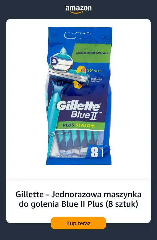 Amazon - gazetka promocyjna Jednorazowe maszynki do golenia od piątku 14.08  - strona 7
