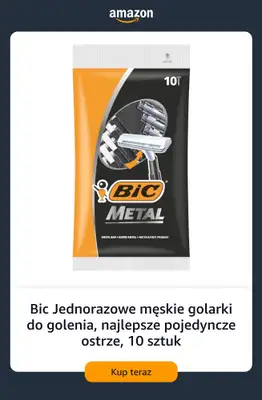 Amazon - gazetka promocyjna Jednorazowe maszynki do golenia od piątku 14.08  - strona 5
