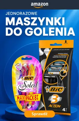 Amazon - gazetka promocyjna Jednorazowe maszynki do golenia od piątku 14.08 