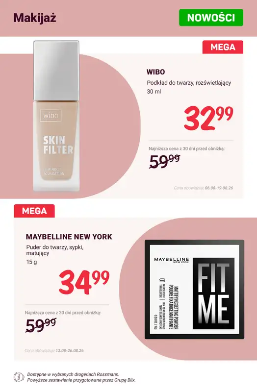 Rossmann - gazetka promocyjna Nowości na promocji! od soboty 15.08  - strona 2