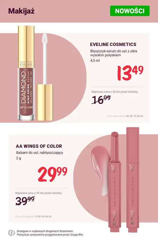 Rossmann - gazetka promocyjna Nowości na promocji! od soboty 15.08  - strona 3