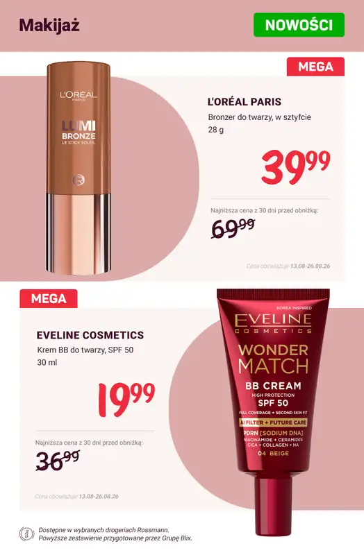 Rossmann - gazetka promocyjna Nowości na promocji! od soboty 15.08  - strona 4