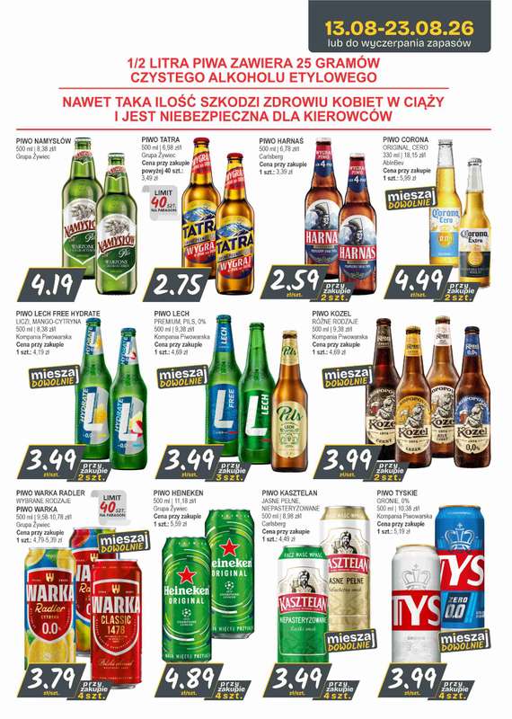 Słoneczko - gazetka promocyjna Gazetka od czwartku 13.08 do niedzieli 23.08 - strona 9