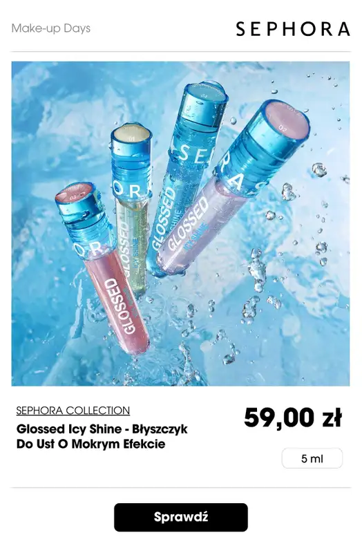 Sephora - gazetka promocyjna -20% na produkty do makijażu przy min. 129 zł. od czwartku 13.08 do piątku 14.08 - strona 5