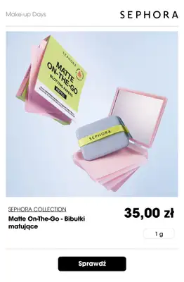 Sephora - gazetka promocyjna -20% na produkty do makijażu przy min. 129 zł. od czwartku 13.08 do piątku 14.08 - strona 6