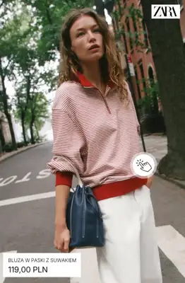 Zara - gazetka promocyjna Bluzy damskie od soboty 15.08  - strona 9