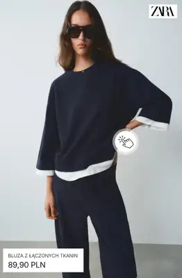 Zara - gazetka promocyjna Bluzy damskie od soboty 15.08  - strona 8