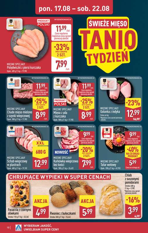 Aldi - gazetka promocyjna Pełny katalog! od poniedziałku 17.08 do soboty 22.08 - strona 10