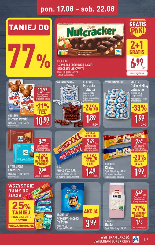 Aldi - gazetka promocyjna Pełny katalog! od poniedziałku 17.08 do soboty 22.08 - strona 17