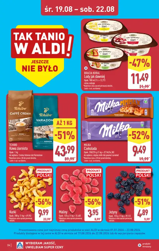 Aldi - gazetka promocyjna Pełny katalog! od poniedziałku 17.08 do soboty 22.08 - strona 24
