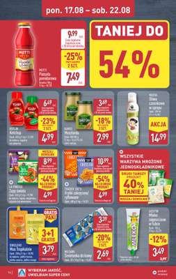 Aldi - gazetka promocyjna Pełny katalog! od poniedziałku 17.08 do soboty 22.08 - strona 14